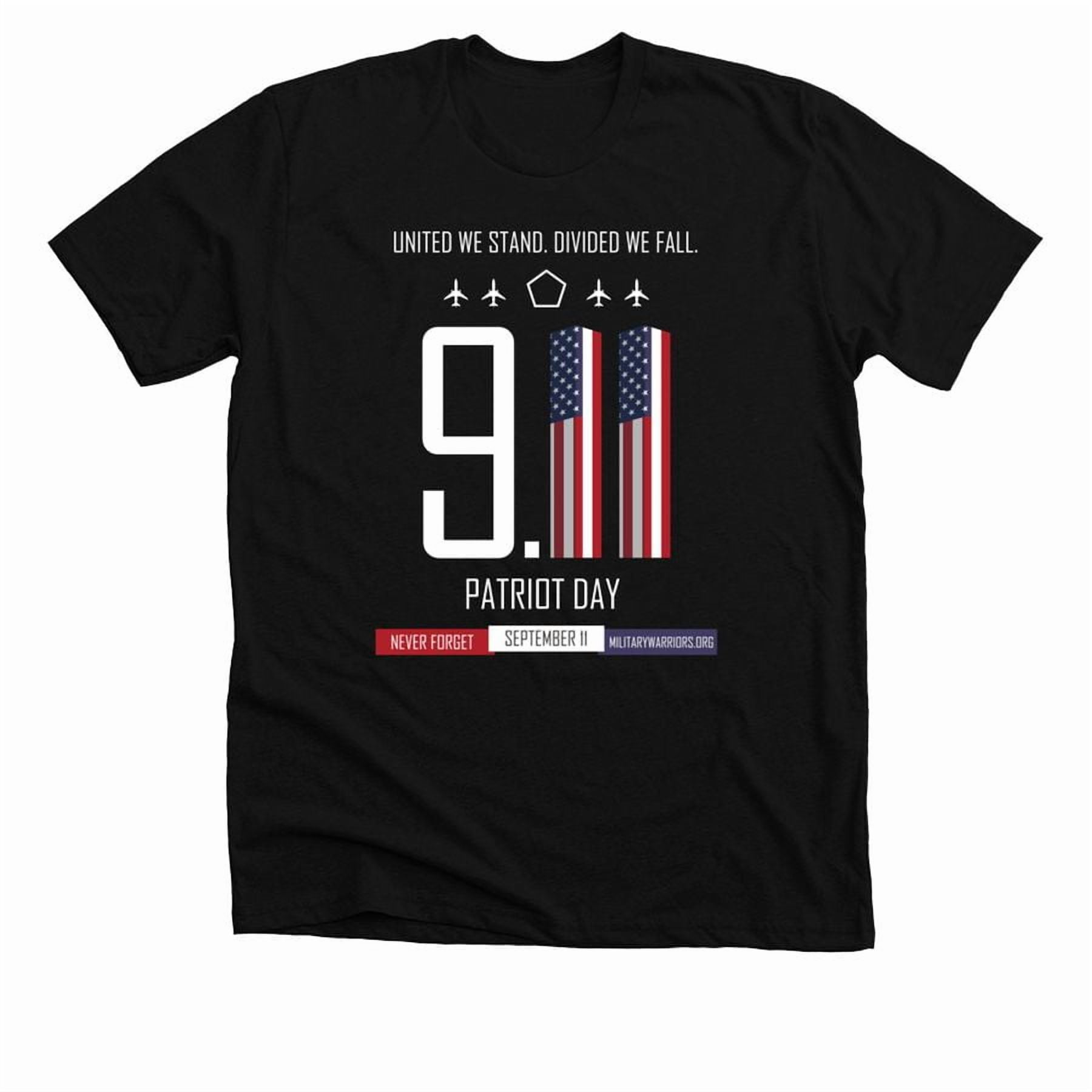 Men's Divided We Fall Patriotic T-Shirt - American Flag Graphic Tee, 100% USA Cotton, Screen Printed In USA - View #12