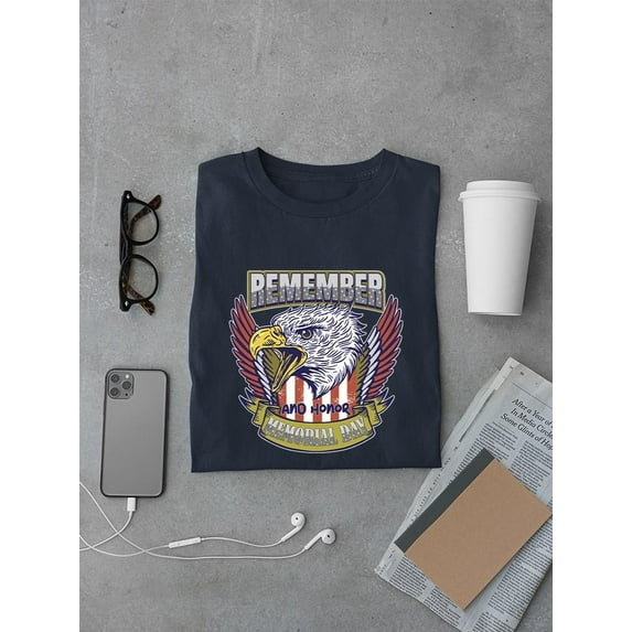 Remember And Honor Memorial Day T-shirt Men's -SmartPrintsInk Designs