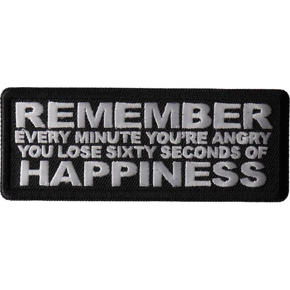 Remember Every Minute You're Angry You Lose Sixty Seconds of Happiness Patch