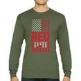 thumbnail image 1 of Remember Everyone Deployed Long Sleeve T-shirt Until They All Come Home RED Friday Military US Flag American Patriot, 1 of 7