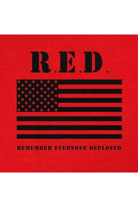 Remember Everyone Deployed RED Flag Friday T-Shirt