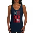 thumbnail image 1 of Remember Everyone Deployed Women's Tank Top Until They All Come Home RED Friday Military US Flag American Patriot, 1 of 7