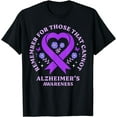 thumbnail image 1 of Remember For Those That Cannot Alzheimer's Awareness Ribbon T-Shirt mens t shirt，black，women，funny，misfits，men，journey, 1 of 4
