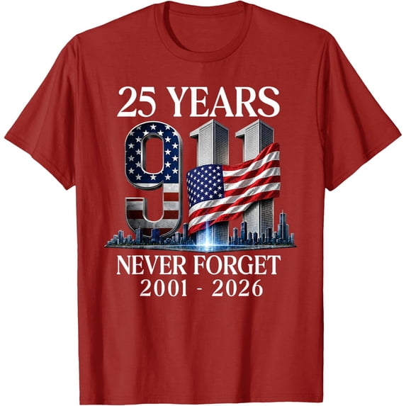 Remember Honor Unite 25th Anniversary 9 11 T-Shirt