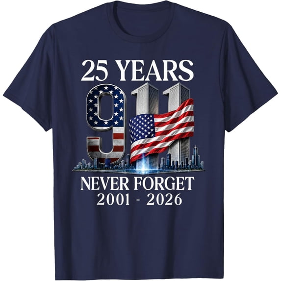 Remember Honor Unite 25th Anniversary 9 11 T-Shirt
