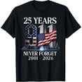 thumbnail image 1 of Remember Honor Unite 25th Anniversary 9 11 T-Shirt, 1 of 2