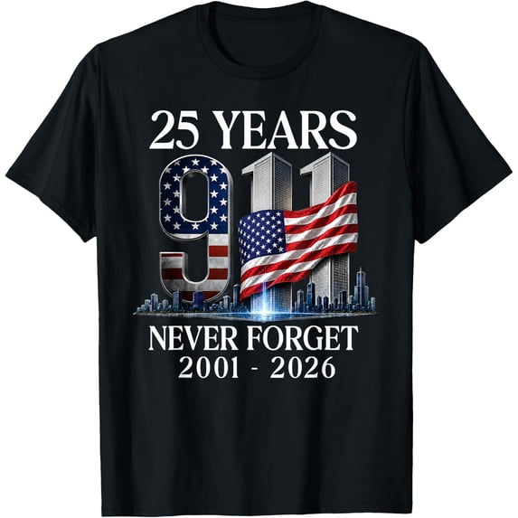 Remember Honor Unite 25th Anniversary 9 11 T-Shirt