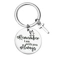 Remember I Am With You Always Stainless Steel Keychain Ideal Gift For