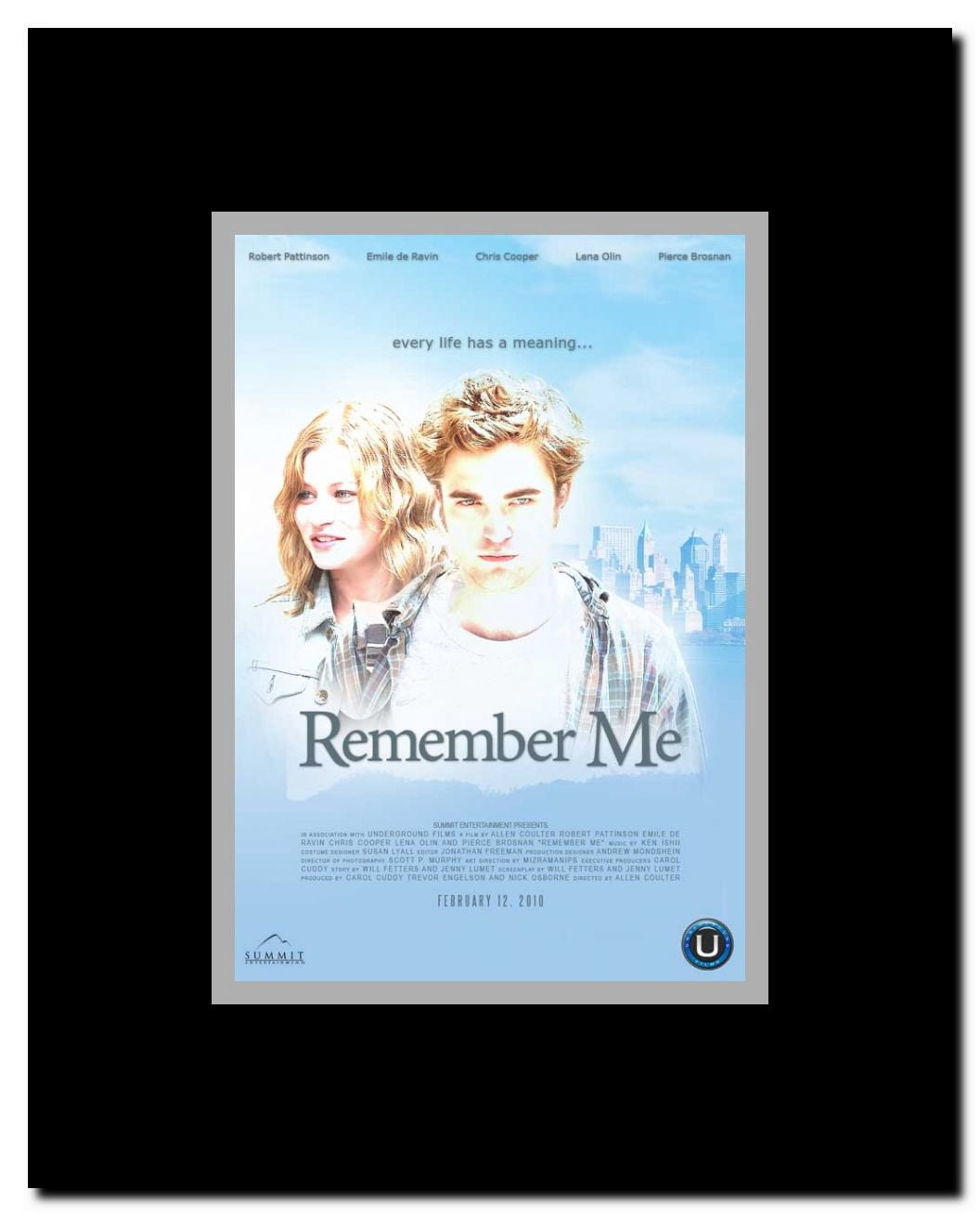 Remember Me Framed Movie Poster
