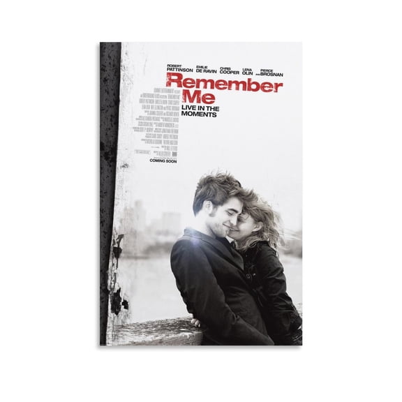 Remember Me Movie Poster Robert Pattinson Gifts Canvas Painting Poster Wall Art Decorative Picture Prints Modern Decor 12x18inch(30x45cm)