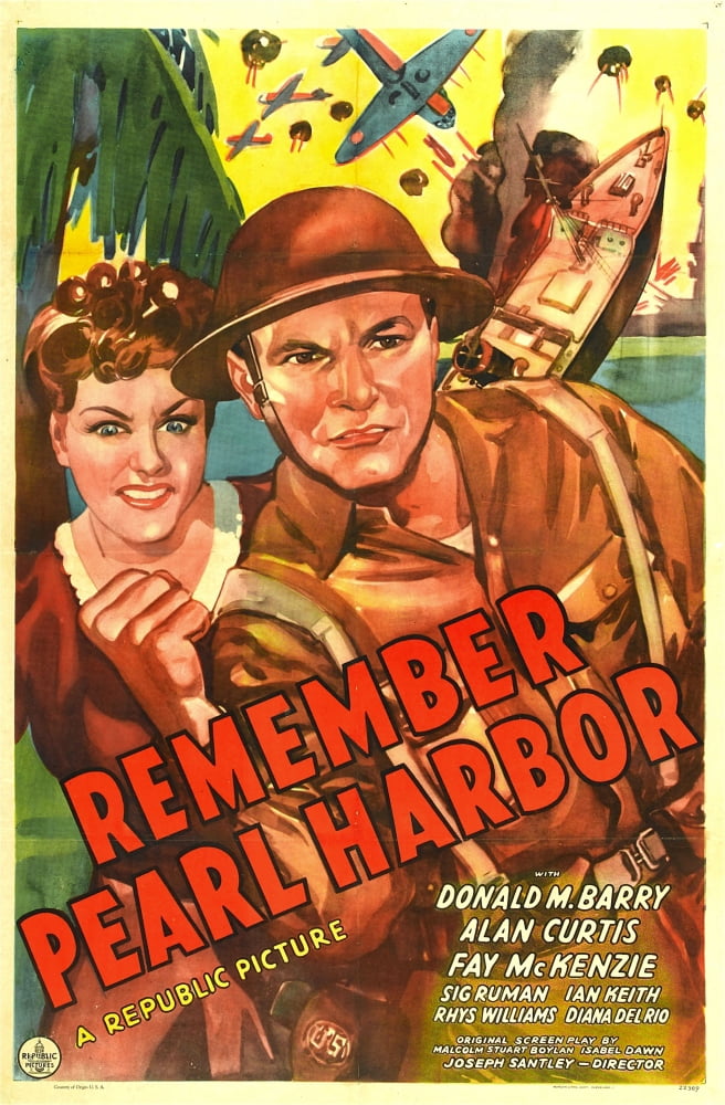 Remember Pearl Harbor Canvas Art - (24 x 36)