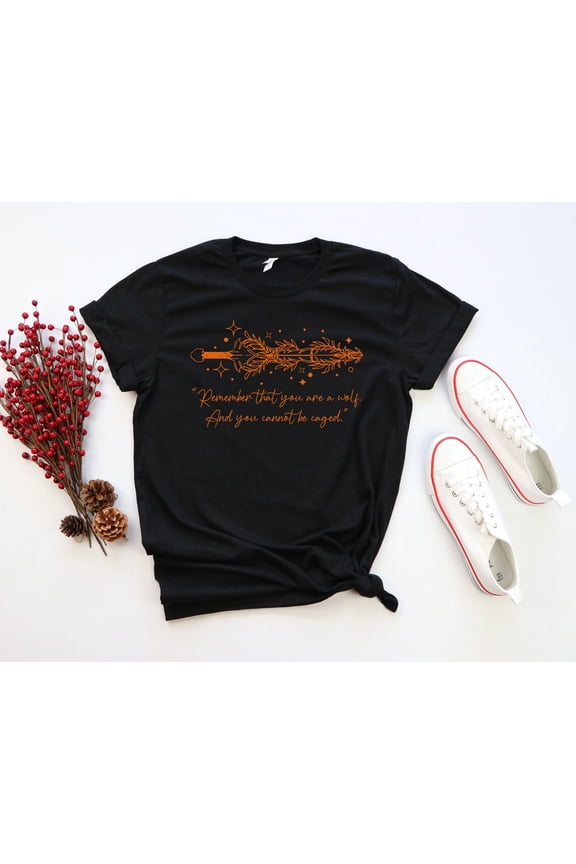 Remember That You'Re A Wolf Shirt, Velaris T-Shirt, Acotar Shirt, Acotar Merch, Night Court Shirt, City Of Starlight Quote Tee