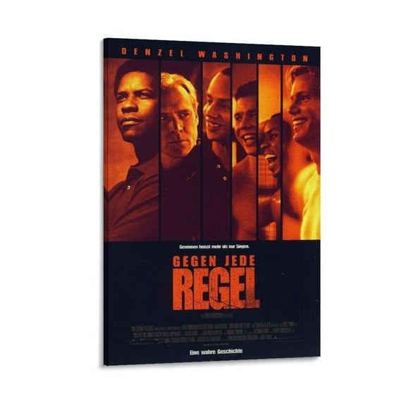 Remember The Titans Movie Poster (9) Canvas Wall Art Prints Poster Gifts Photo Picture Painting Posters Room Decor Home Decorative 12x18inch(30x45cm)