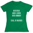thumbnail image 1 of Remember When I Asked Your Opinion Sarcastic Humor Novelty Funny Women's Casual Tees, 1 of 3