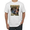 thumbnail image 1 of Remember Your First Soft Tail Bike Hot Babe Cars and Trucks Men's Graphic T-Shirt, White, Medium, 1 of 3