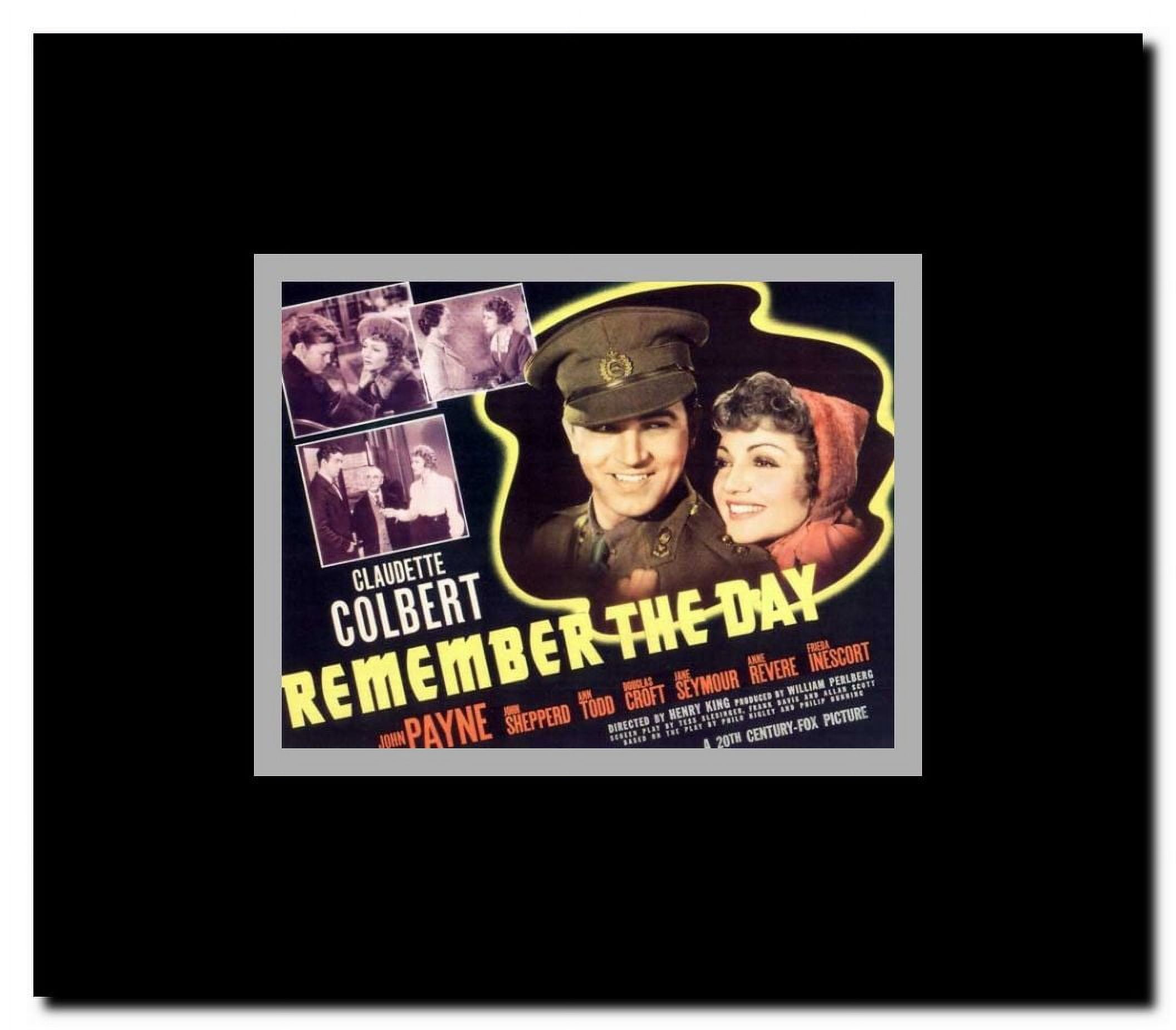 Remember the Day Framed Movie Poster