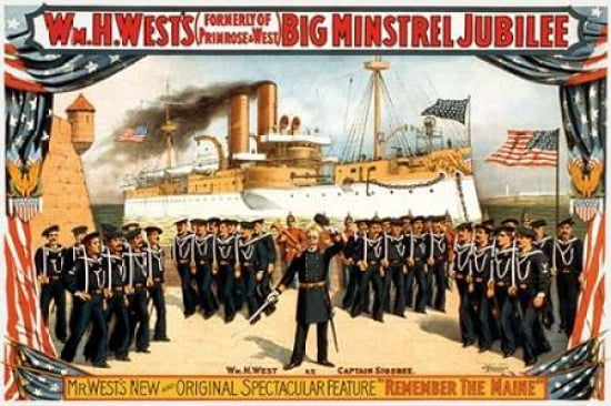 Remember the Maine 1898 Canvas Art - Strobridge (12 x 18)