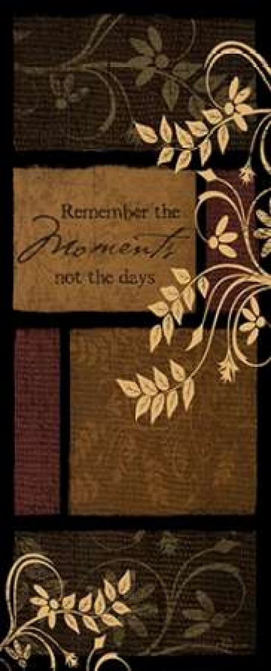 Remember the Moments Canvas Art - Jennifer Pugh (10 x 20)