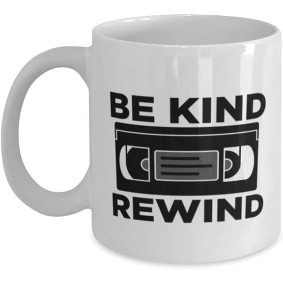 Remember the Video Cassette Mug Be Kind Rewind Cool Classic Coffee Tea Cup