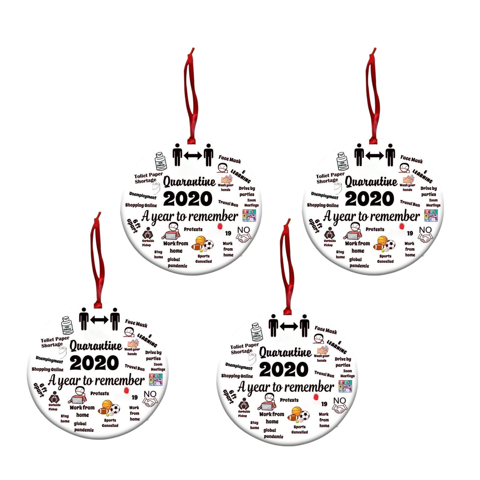Remembering 2024 Ornament Christmas Decorations Indoor Year of