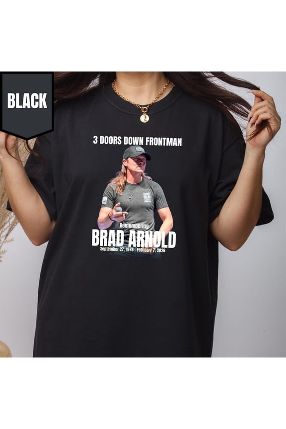 Remembering Brad Arnold Memorial Shirt, 3 Doors Down Tribute Tee, Rock Legend Remembrance Apparel Gift Multi