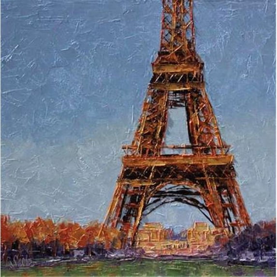 Tangletown Art, 22 x 22 "Remembering " by Leslie Seata, Gallery Wrap Canvas Art