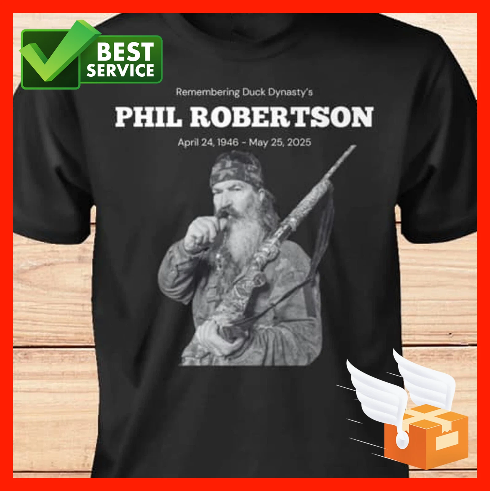 Remembering Duck Dynasty's Phil Robertson T-Shirt Gift For Fans ...