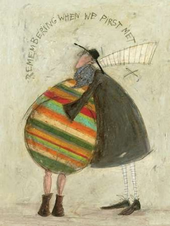 Remembering When We First Met Canvas Art - Sam Toft (18 x 24)