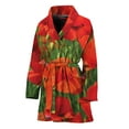 thumbnail image 1 of Remembrance Day Poppy Women Bathrobe One Size Univeral Fits Fashion Lightweight Plush Fleece Long Robe For Women, 1 of 3