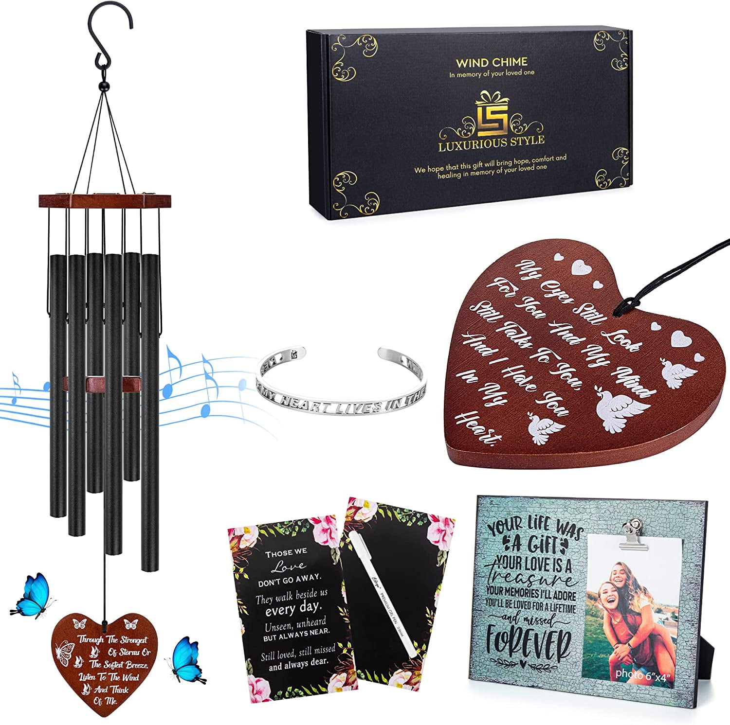 Remembrance Gifts, Wind Chimes In Loving Memory, Gifts For Bereavement