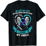 Remembrance In Memory of my Uncle Suicide Awareness Memorial T-Shirt
