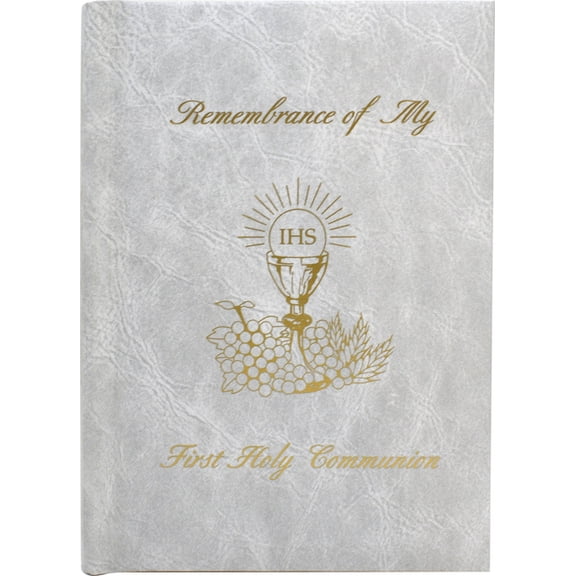 Remembrance of My First Holy Communion-Girl-White Edges: Marian Children's Mass Book, (Hardcover)