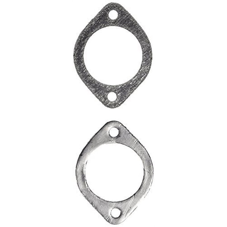 Remflex 2016 Exhaust Gasket Set For Chevy V8 - 2-Pack Square Port Header Gaskets For Small Block 262-400