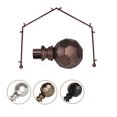 thumbnail image 1 of Remi 13/16" dia. 4-Sided Bay Window Curtain Rod - Cocoa, 1 of 1