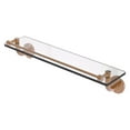 thumbnail image 1 of Remi Collection 22 Inch Glass Vanity Shelf with Gallery Rail, 1 of 4