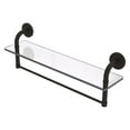 thumbnail image 1 of Remi Collection 22 Inch Glass Vanity Shelf with Integrated Towel Bar, 1 of 7