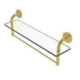 thumbnail image 1 of Remi Collection 22 Inch Glass Vanity Shelf with Integrated Towel Bar, 1 of 7