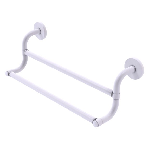 Remi Collection 24-in Double Towel Bar in Matte White