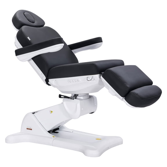 Remi II Electric Spa Treatment Table 4 Motors Massage Bed Memory Function Adjustable Height Fluffy Cushion, Spa Resort Salon Tattoo Equipment, Black