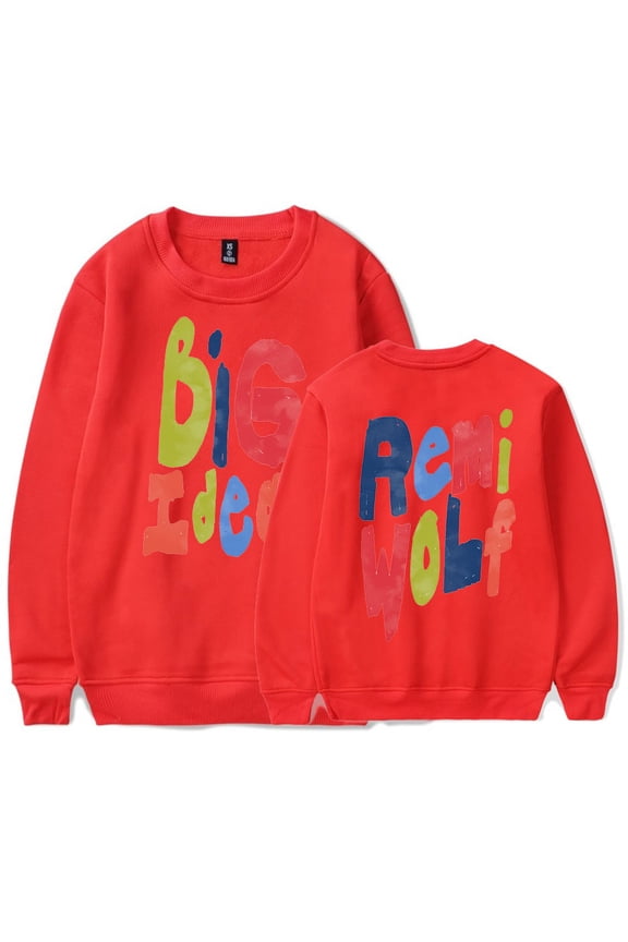 Big Idea Crewneck Women Men Long Sleeve Pullover Sweatshirt