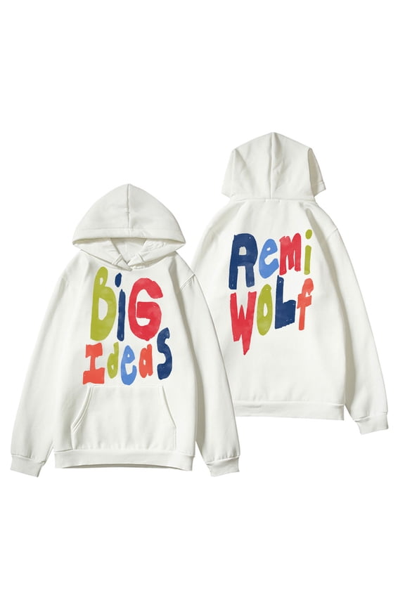 Remi Wolf Big Ideas Hoodie 2024 Tour Album Merch Unisex Fashion Casual Long Sleeve Sweatshirt