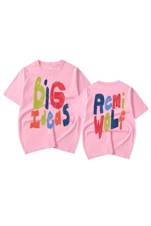 Big Ideas T-shirt Tour Merch Women Men Casual Fashion Short Sleeve Tee