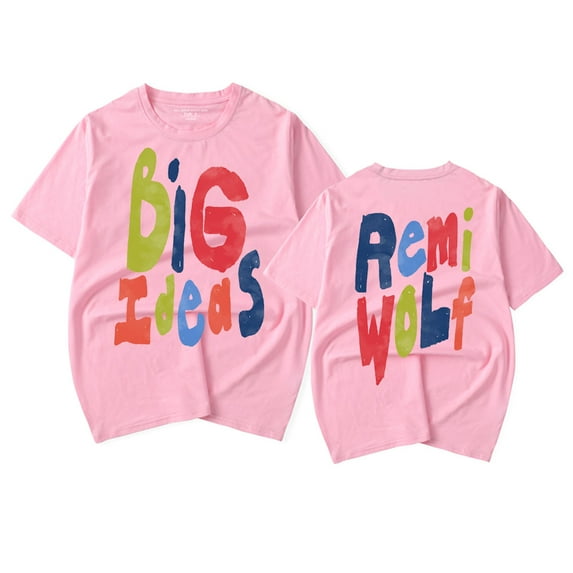 Remi Wolf Big Ideas T-shirt Tour Merch Women Men Casual Fashion Short Sleeve Tee