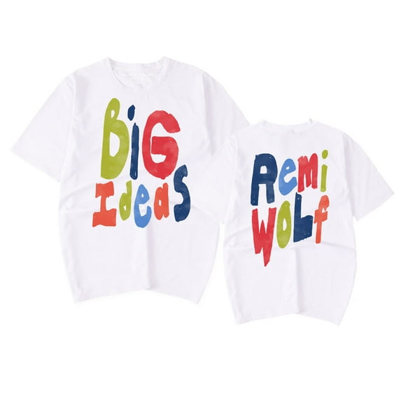 Remi Wolf Big Ideas T-shirt Tour Merch Women Men Casual Fashion Short Sleeve Tee