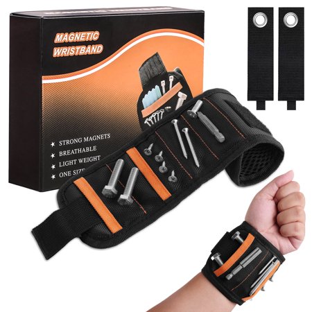 Remiawy Magnetic Wristband Tools for Holding Screws Nails Drill Bits Gifts for Men, Magnet Wrist for Dad Husband Grandpa Handyman Gift for Christmas Birthday Stocking Stuffers