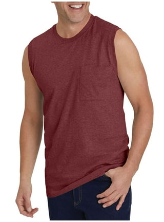 Sleeveless Pocket T Shirts