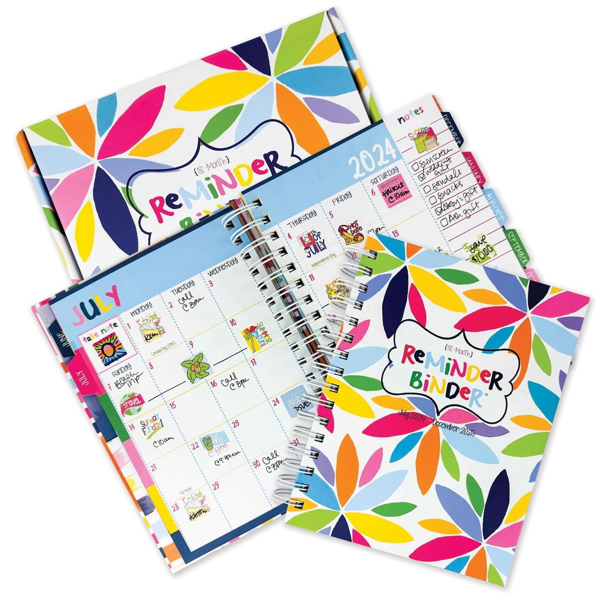 Reminder Binder® 20242025 Planner; 18month Calendar with 361 Planner