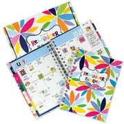 Reminder Binder® 2024-2025 Planner; 18-month Calendar with 361 Planner Stickers (Blossoms)
