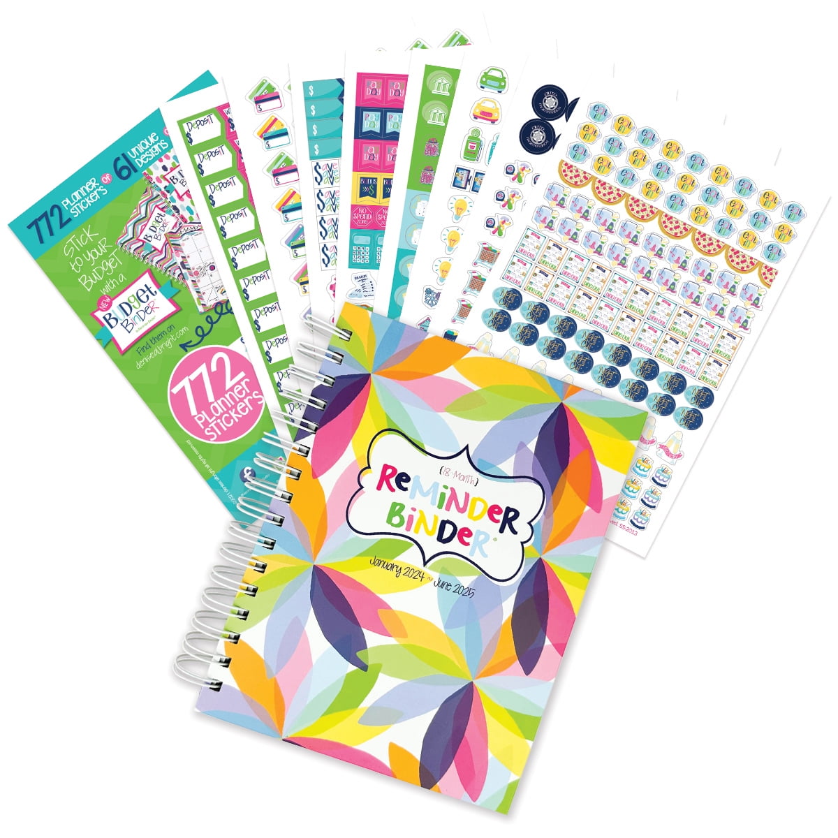  Monthly Planner Stickers Rainbow Meal Planning Stickers Planner  Labels Compatible with Erin Condren Vertical Life Planner