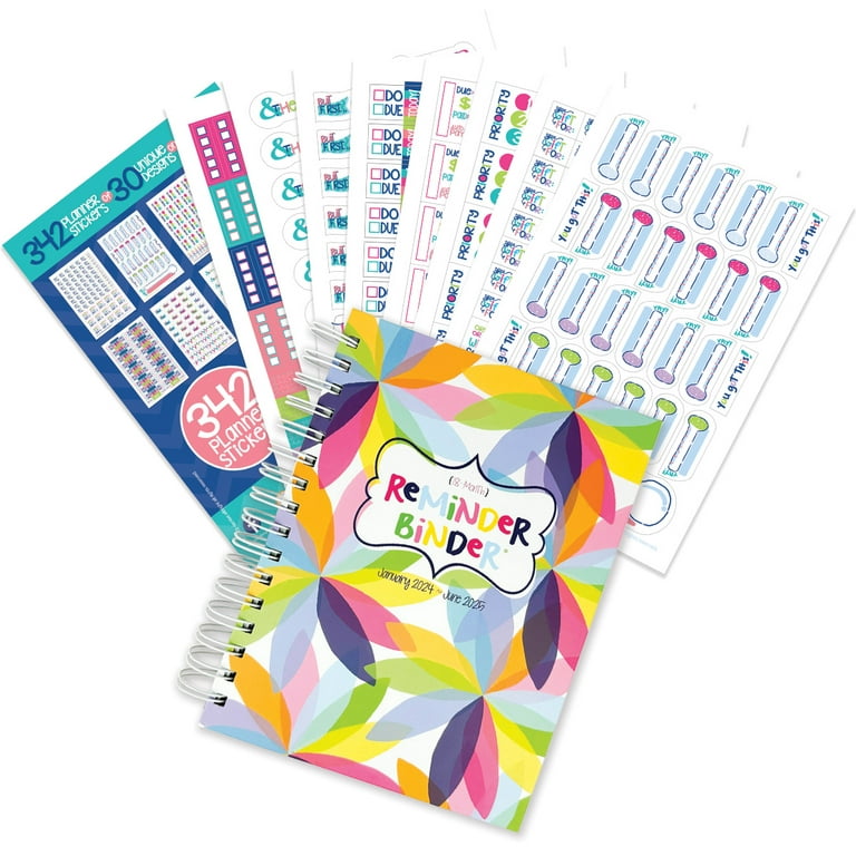 Bright Cute Shapes Custom Planner Stickers